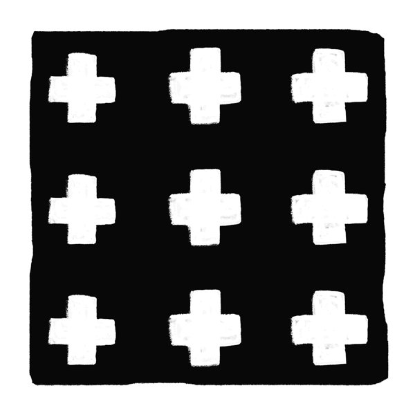 Ebern Designs Swiss Cross Pattern On Canvas Print Wayfair